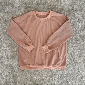 Woman’s Corduroy Pink Sweater